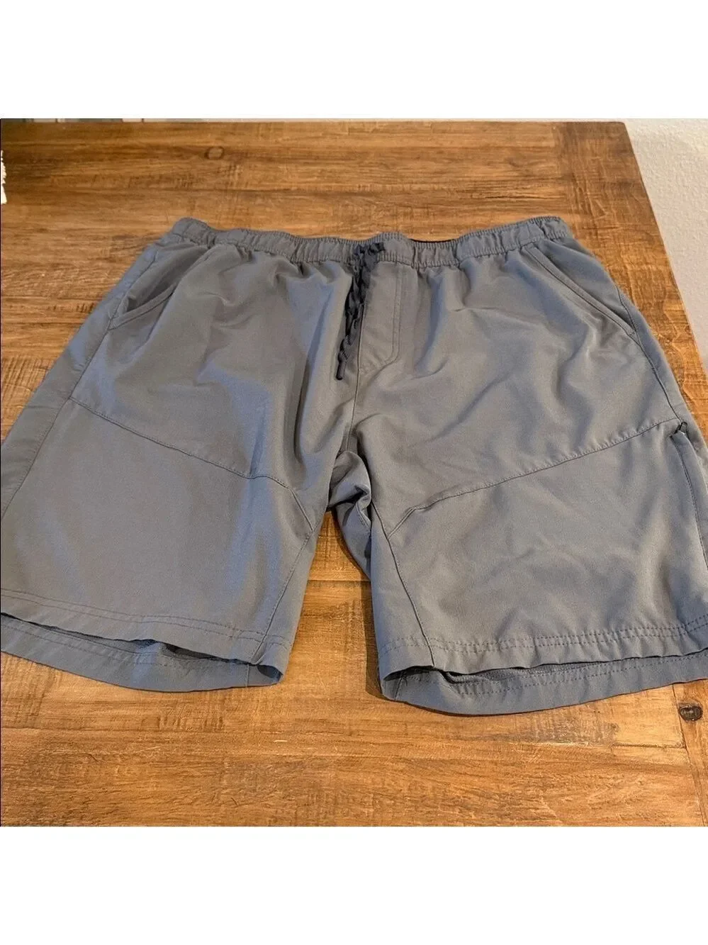 Gerry Men's Gray 4-Way Stretch, Elastic Waistband Lightweight Trail Short Sz XXL